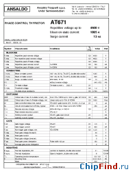 Datasheet AT671S45 производства Power Semiconductors